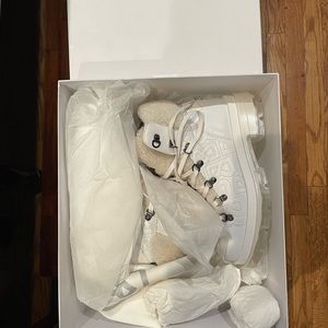 Bogner white boots new in box